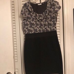 Black and Gray Dress